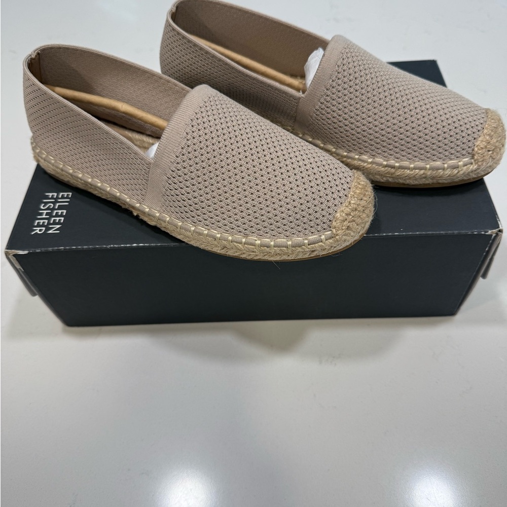 Eileen Fisher Blush Espadrille Flats